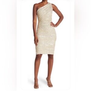 NWT Women's Sequin One-Shoulder
Midi Dress LOVE by DESIGN
